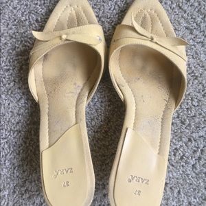 Adorable Zara Yellow Sandals